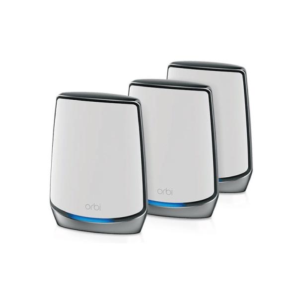 Netgear RBK853 Whole Home AX6000 Mbps Tri-Band Mesh WiFi 6 System (1Router+2Satellite)