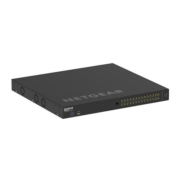 NETGEAR M4250-26G4XF-PoE+ (GSM4230PX) 24-PORT 1G PoE+(480W) + 2 GIGABIT COPPER + 4-PORTS SFP+ AV LINE L2 MANAGED RACKMOUNT SWITCH