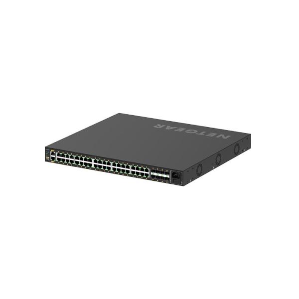 NETGEAR M4250-40G8F-PoE+ (GSM4248P) 40-PORT PoE+ + 8-PORTS GIGABIT SFP AV LINE L2 MANAGED RACKMOUNT SWITCH