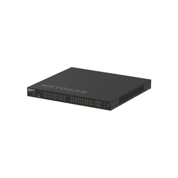 NETGEAR M4250-40G8F-PoE+ (GSM4248P) 40-PORT PoE+ + 8-PORTS GIGABIT SFP AV LINE L2 MANAGED RACKMOUNT SWITCH