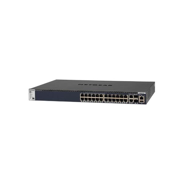 NETGEAR M4300-28G (GSM4328S) 24-PORT GIGABIT ETHERNET+2-PORT 10G ETHERNET+2-PORT SFP+ STACKABLE L3 MANAGED SWITCH