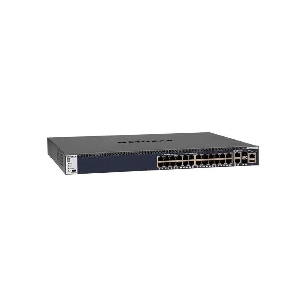 NETGEAR M4300-28G (GSM4328S) 24-PORT GIGABIT ETHERNET+2-PORT 10G ETHERNET+2-PORT SFP+ STACKABLE L3 MANAGED SWITCH