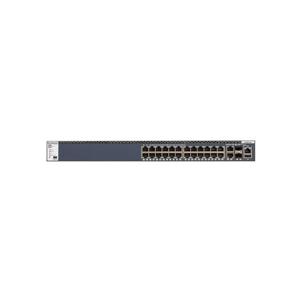 NETGEAR M4300-28G (GSM4328S) 24-PORT GIGABIT ETHERNET+2-PORT 10G ETHERNET+2-PORT SFP+ STACKABLE L3 MANAGED SWITCH